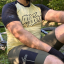 FRESH TRASH MEN´S, Horizon short sleeve tee sand/black