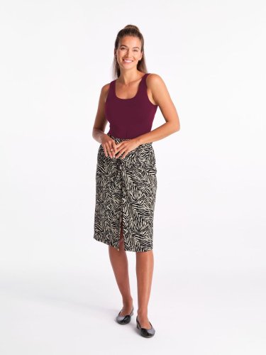 CityZen Celle Dámske tielko s elastanom, bordó