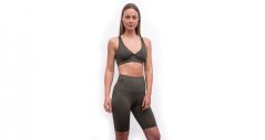 Sensor Infinity Eco dámské legíny biker shorts olive green