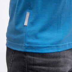 Sensor Merino Active Relief – pánské triko kr. rukáv, modrá
