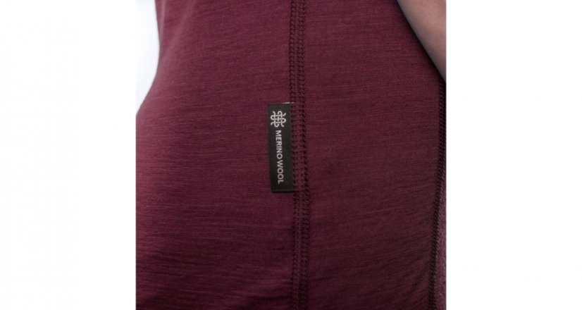 Sensor Merino Air dámské triko krátký rukáv, port red