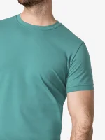 CityZen Davos Pánské tričko slim fit mineralně modré