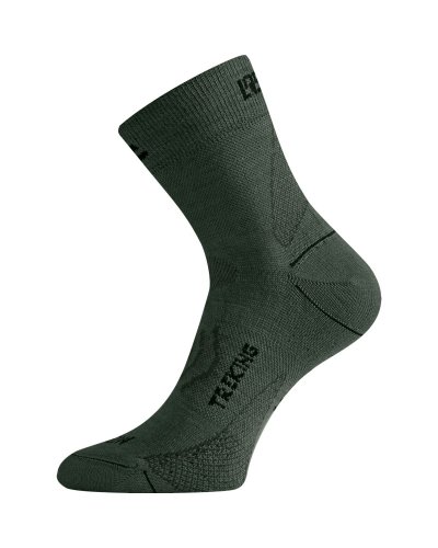 Lasting TNW merino ponožky, tmavě zelená