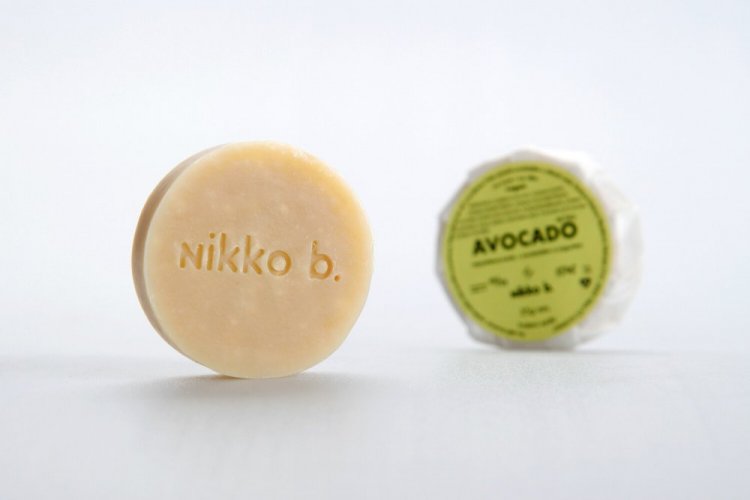 Nikko b. Avocado retro cestovní mýdlo veganské 35 g