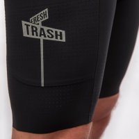 FRESH TRASH MEN´S, Signature bib shorts evo, true black
