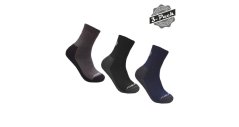 Sensor Ponožky 3-Pack Treking Evo černá/šedá/modrá