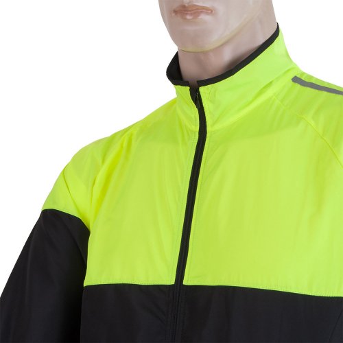 Sensor Neon pánská bunda černá/reflex žlutá