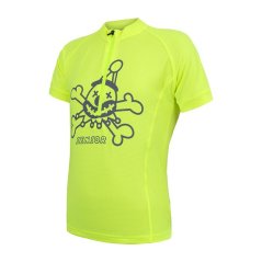 Sensor Cyklo Clown dětský dres krátký rukáv yellow