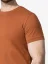 CityZen Davos pánské tričko slim fit skořicové