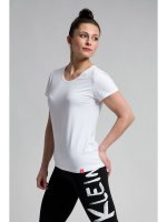 CityZen dámské bavlněné triko klasické s elastanem bílé