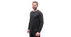 Sensor Merino Air Traveller pánské triko dl.rukav čierna