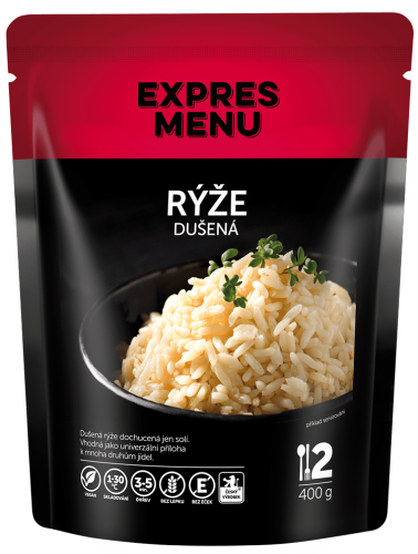 Expres menu Dušená rýže - 2porce,  400g