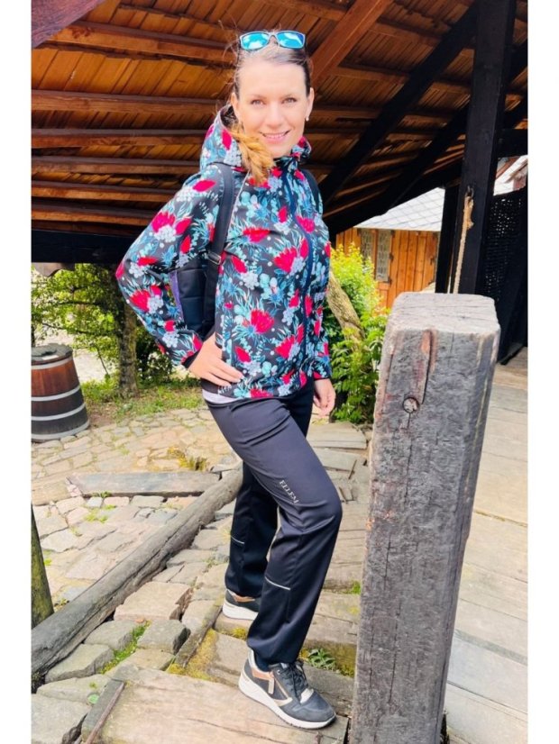 ELLEM Outdoor EBENA LADY dámské softshellové kalhoty, černé