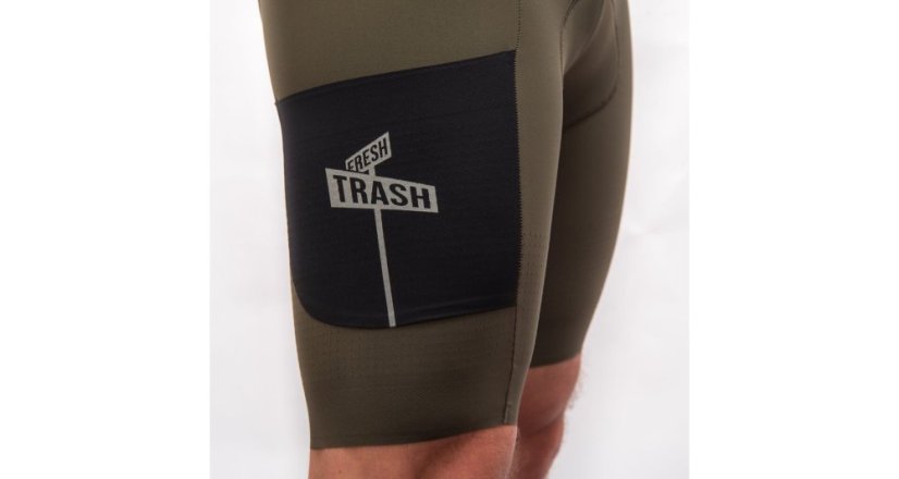 FT MEN'S, Signature bib shorts evo, olive green