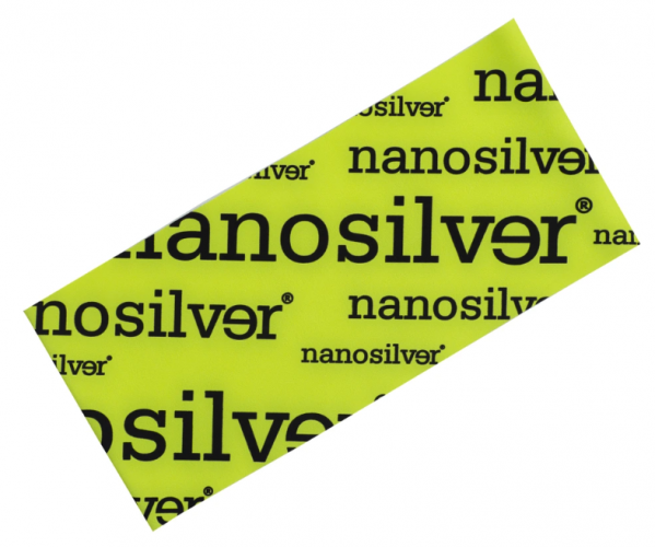 Nanosilver sportovní čelenka Uni zelenožlutá/černá
