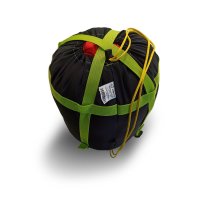 KWAK Spací vak Rosnička R170, khaki/čierna, ľavý zips