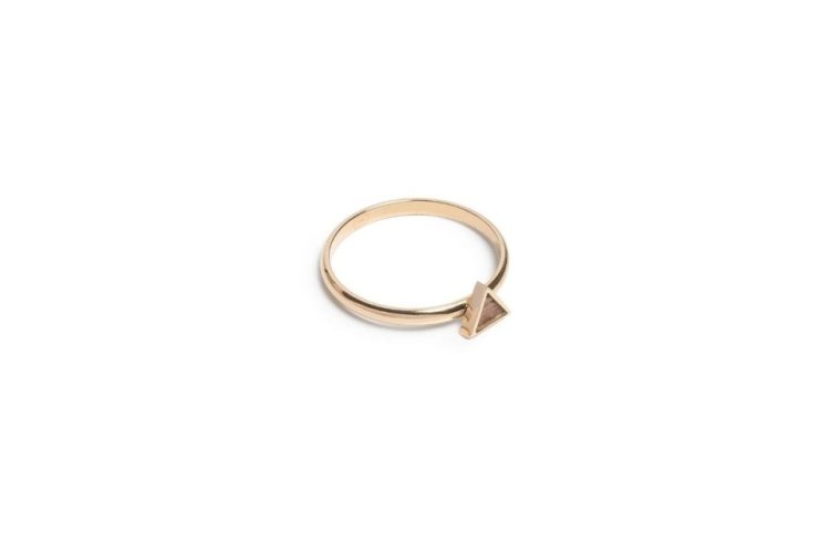 BeWooden Prsten Aurum Triangle Ring