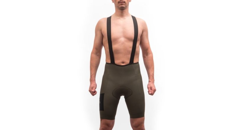 FT MEN'S, Signature bib shorts evo, olive green