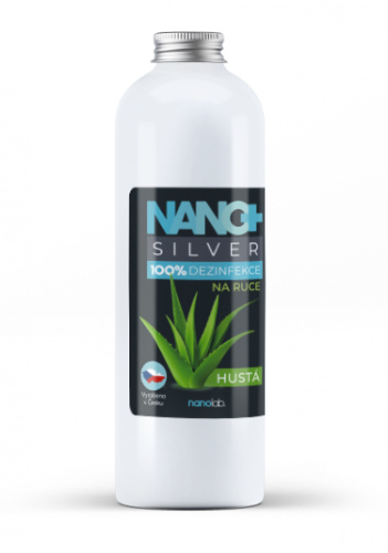 Nanolab hustá dezinfekcena ruce NANO + SILVER 500 ml náhradní náplň