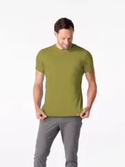 CityZen Davos pánské tričko slim fit olivové