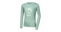 Sensor Merino DF Planet dětské triko dl. rukáv basil green