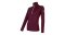 Sensor Merino Upper dámská mikina, krátký zip, Port red