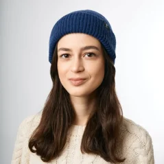 Northman Beanie Merino 1:1, čepice, žebro tm.modrá  uni