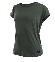 Sensor Merino Air Traveller dámské tričko krátký rukáv Olive green