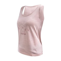 Sensor Merino Air Say Yes – dámské triko bez rukávu, dusty pink