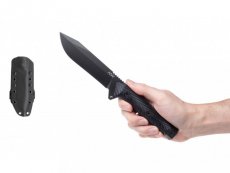 ANV Knives pevný nůž M73 Kontos cerakote black, kydexové pouzdro