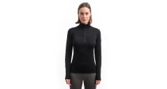 Sensor Merino Extreme Up dámská mikina dl. rukáv zip černá