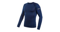Sensor Merino Active pánské triko s dlouhým rukávem, Deep blue