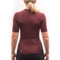 FRESH TRASH WOMEN´S, Lite Merino  Jersey, merlot red