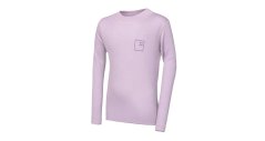 Sensor Merino DF Logo Up juniorské triko dl.rukáv mystic violet
