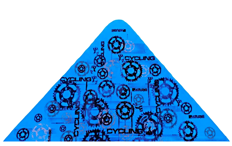 Rituall Trojcípý šátek cycling  modrá