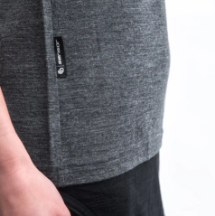 Sensor Merino Lite – dámské triko bez rukávu, anthracite gray