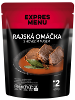 Expres menu Rajská omáčka s hovězím masem 600g