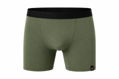 GoldBee Boxerky dlouhé, army