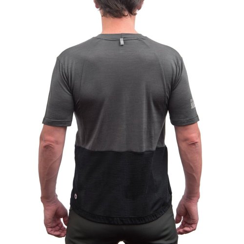 FRESH TRASH MEN´S, Lite merino pocket jersey olive green/black
