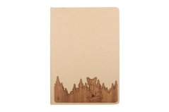 BeWooden Zápisník s liškou Foxwood A5 linkovaný