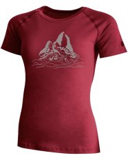 Lasting LORETA dámské merino triko vínová
