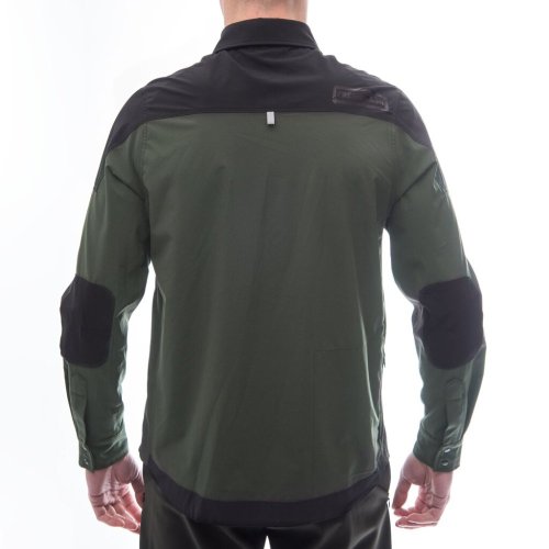 FRESH TRASH MEN´S, Rider long sleeve shirt olive green/black